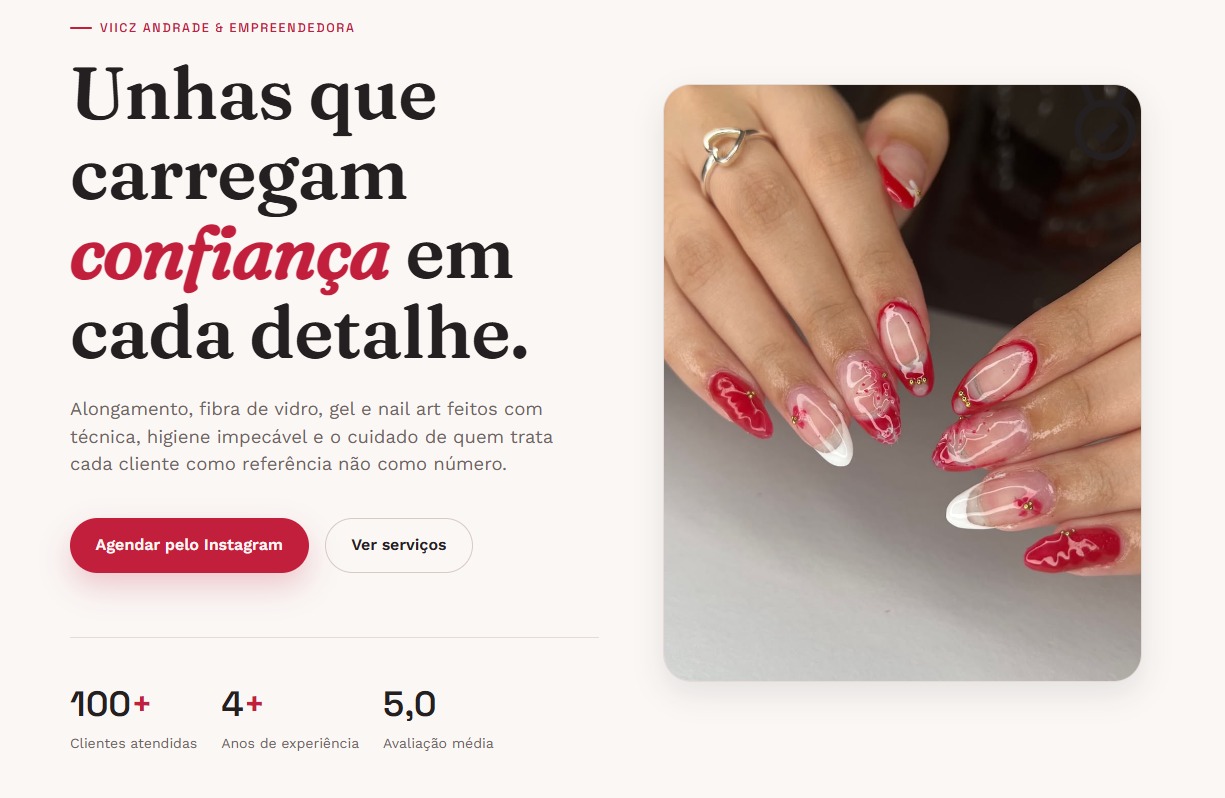 Prévia visual de um projeto digital com gráficos e indicadores